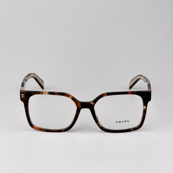 Prada Eyeglasses – Havana Caramel Square Frame | Women’s Model PRB03V 07R1O1 - Picture 1 of 9